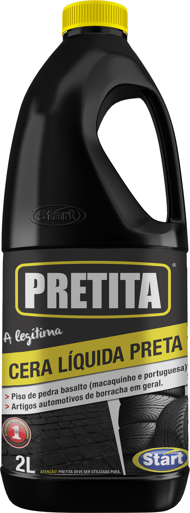 Imagem do produto Pretita Cera Líquida Preta START 2L